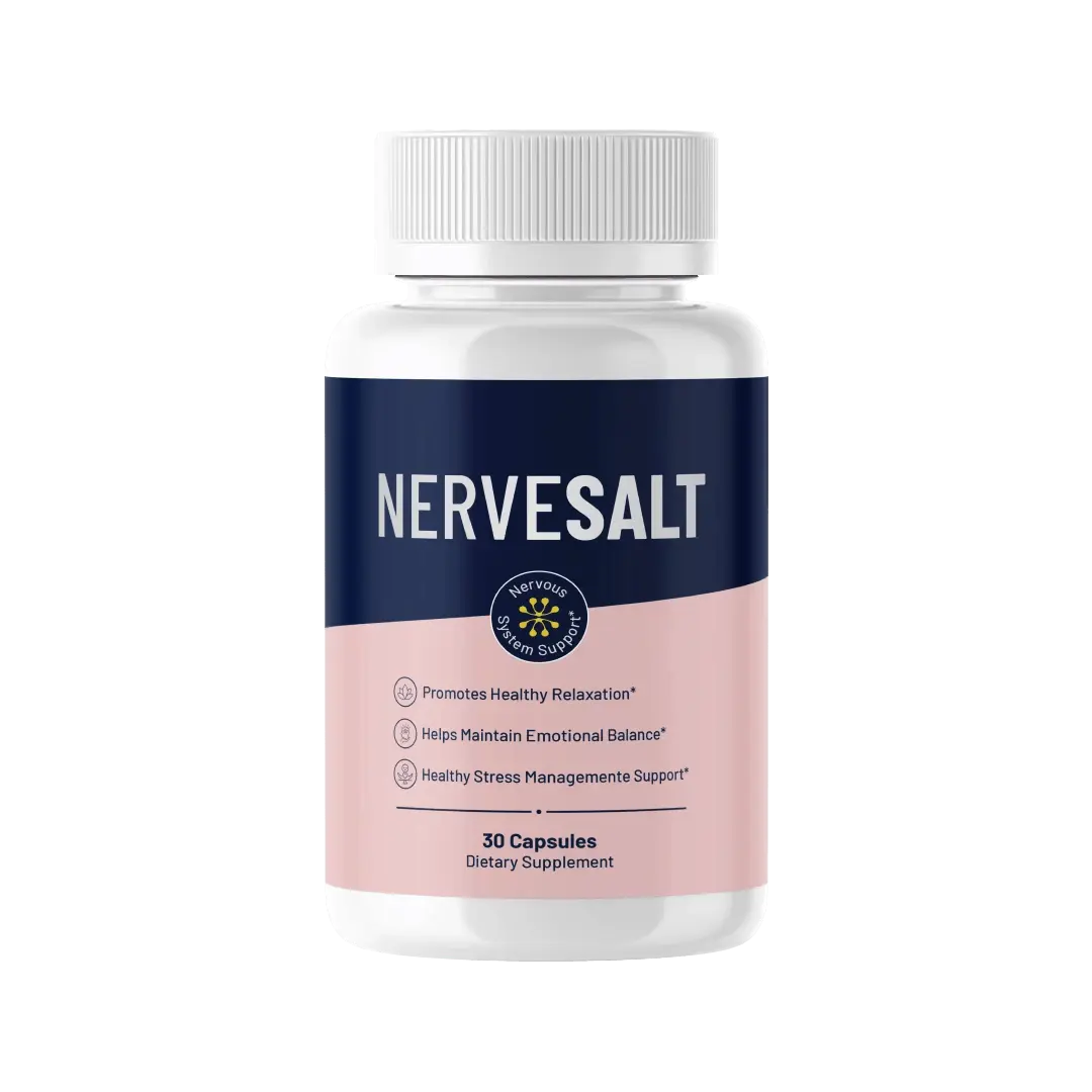 NerveSalt single bottle for daily wellness routine
